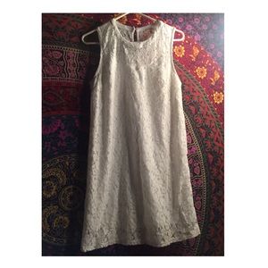 White/Cream Colored Lace Dress